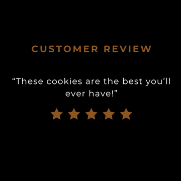 A customer review for our Chocolate Chip Pecan cookie.