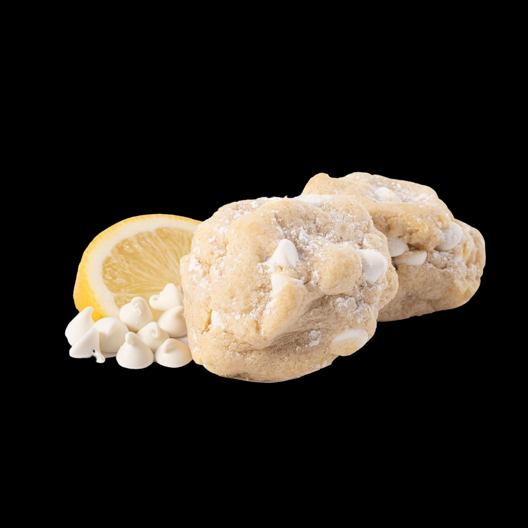 Our gourmet, handcrafted White Chocolate Lemon Chiffon cookie. | Monica's Gourmet Cookies