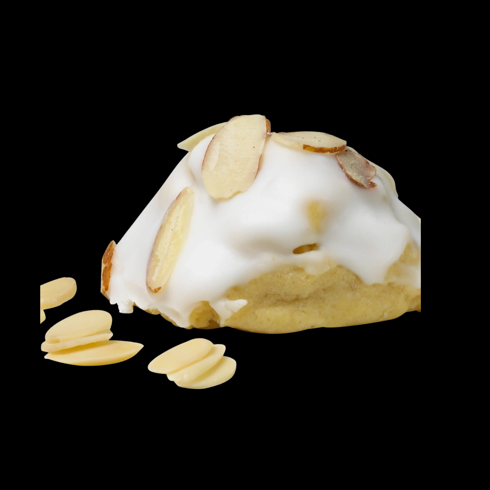 Our gourmet, handcrafted Iced Almond cookie. | Monica's Gourmet Cookies