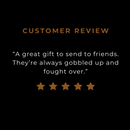 Customer review for our Chocolate Brownie Grenade cookie.