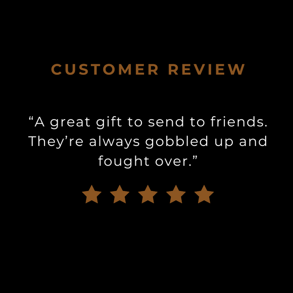 Customer review for our Chocolate Brownie Grenade cookie.