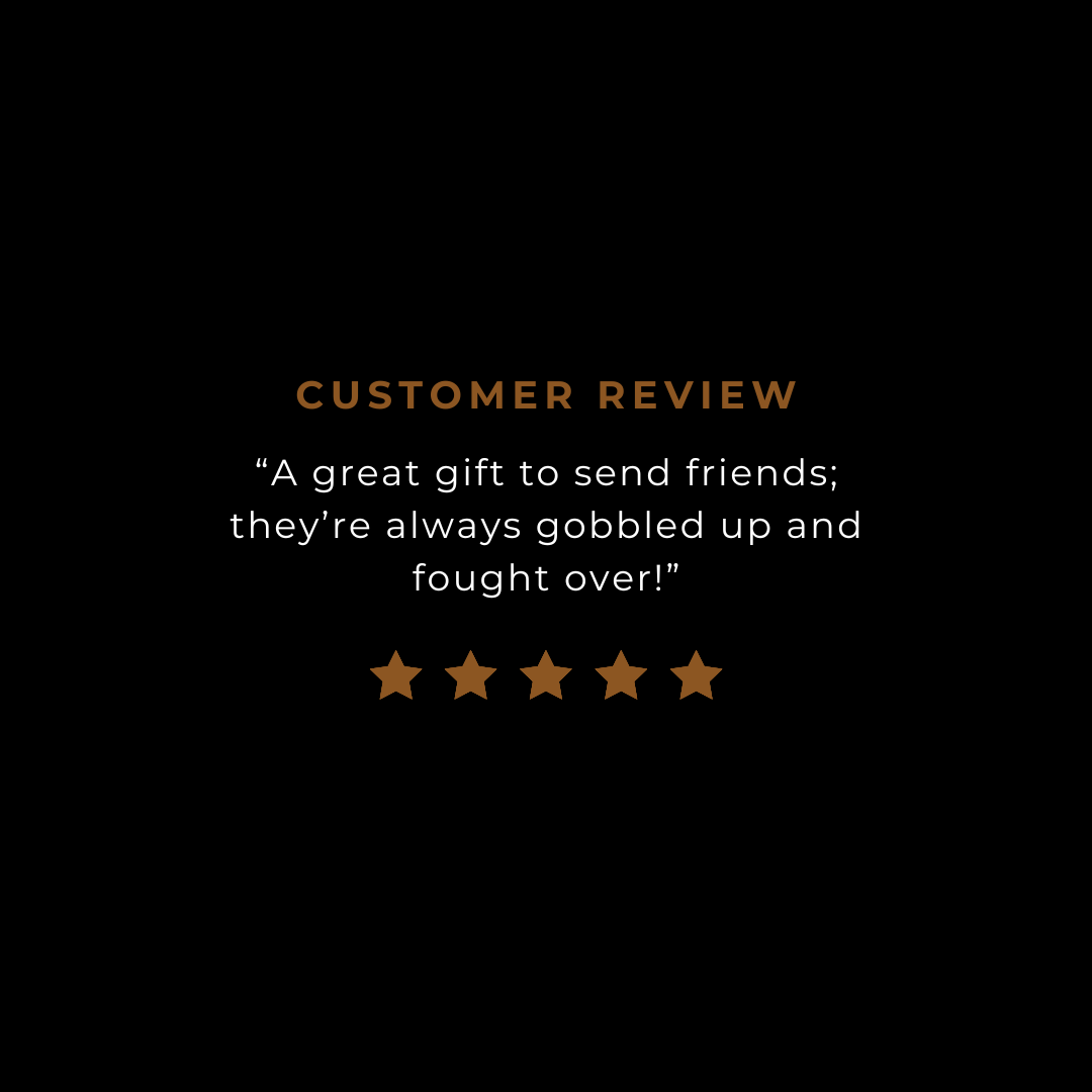 A customer review about our Brownie Grenade cookie.
