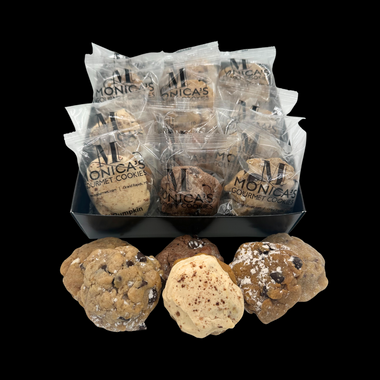  Fall Favorites Mix: Sugared Almond Toffee, Campfire, Mocha Chocolate Chip, Iced Pumpkin, Pumpkin Chocolate Chip, and Oatmeal Chocolate Chip.