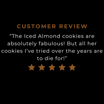 Iced Almond cookie review.