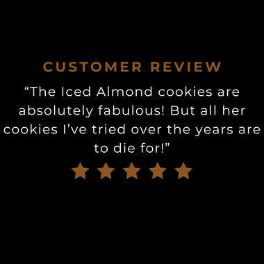 Iced Almond cookie review.