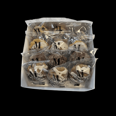 A gift box filled with our Caramel Rock, Iced Almond, Brownie Grenade, and Chocolate Chip cookies.