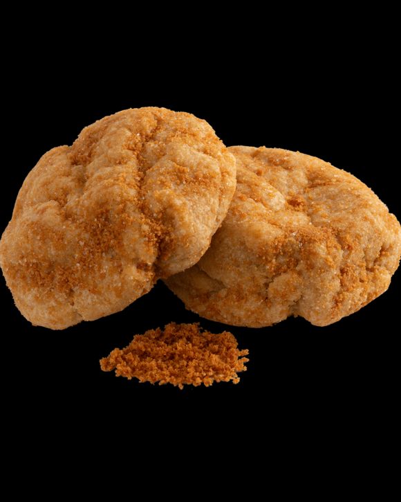 Our heavenly, gourmet Cookie Butter Bliss cookie, rolled in Biscoff Cookie Crumbs.