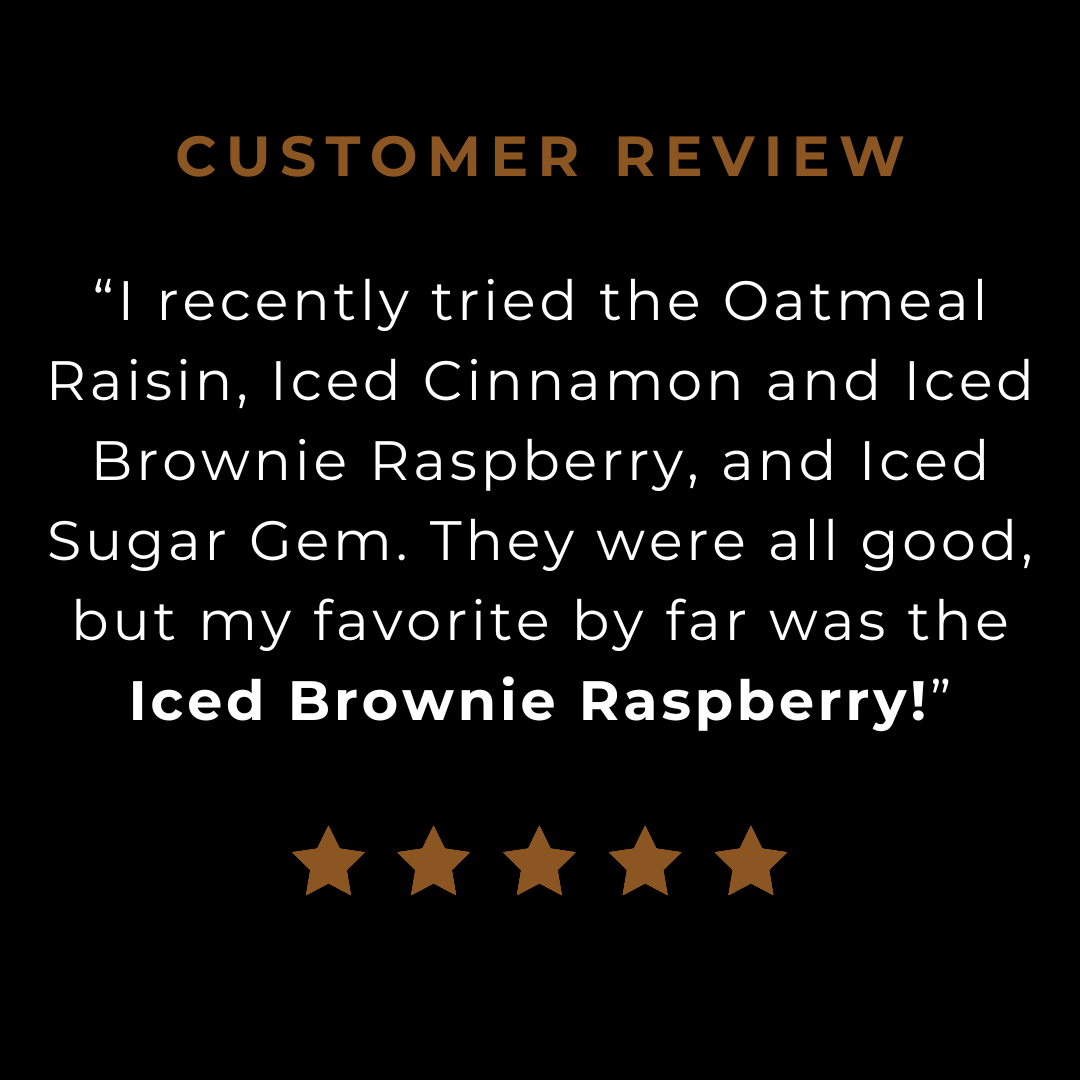 Iced Brownie Raspberry cookie review!