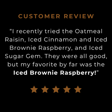 Iced Brownie Raspberry cookie review!