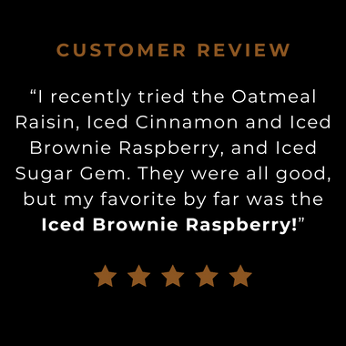 Iced Brownie Raspberry cookie review!