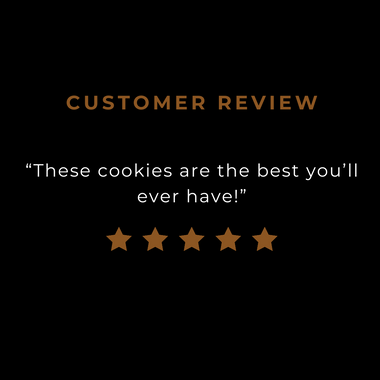 A customer review for our Chocolate Chip Pecan cookie.
