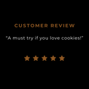 Red Velvet cookie review