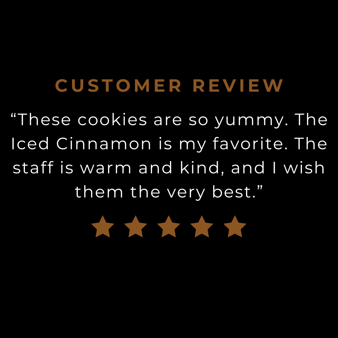 Iced Cinnamon cookie review.