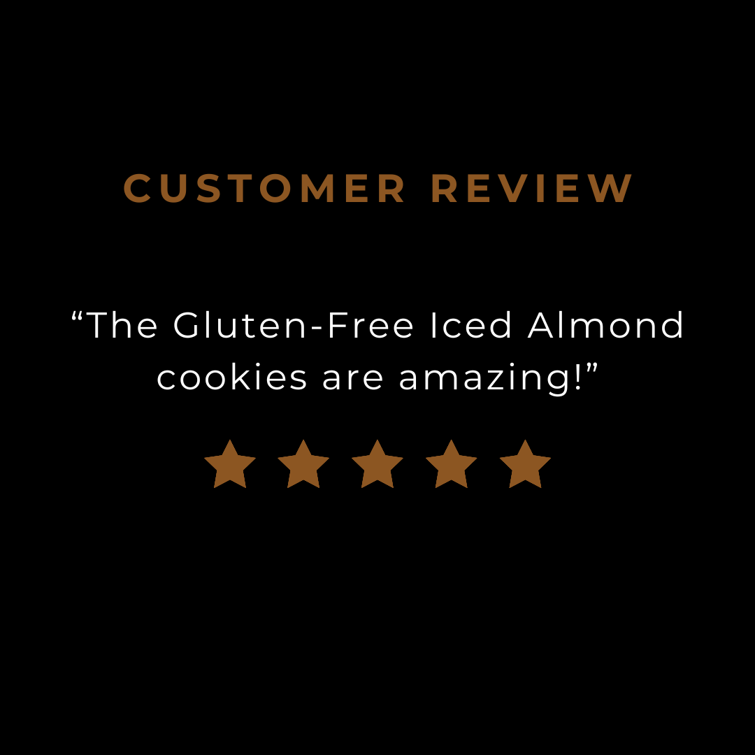 Gluten-free Iced Almond cookie review.