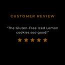 Gluten-Free Iced Lemon cookie review.