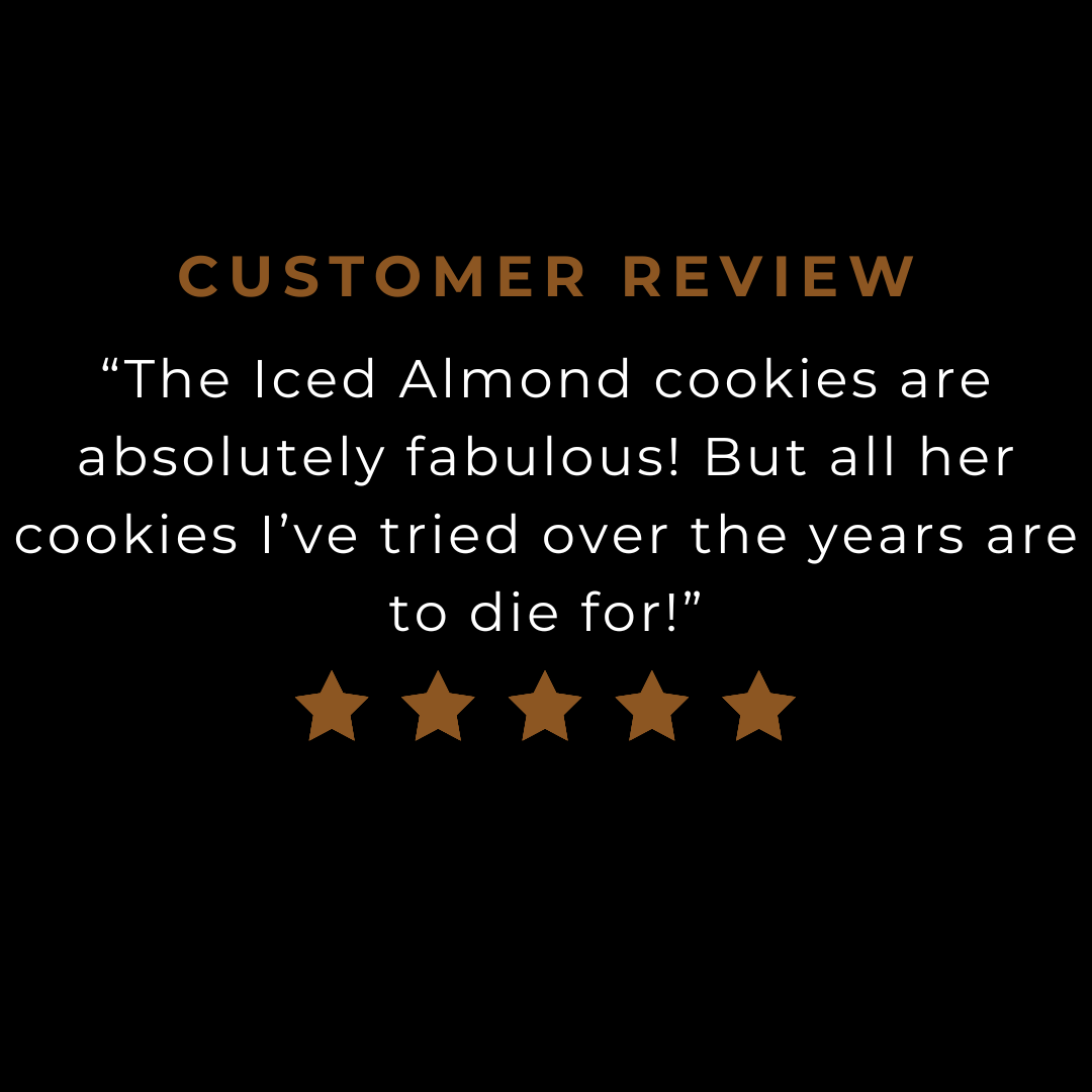 Iced Almond cookie review.