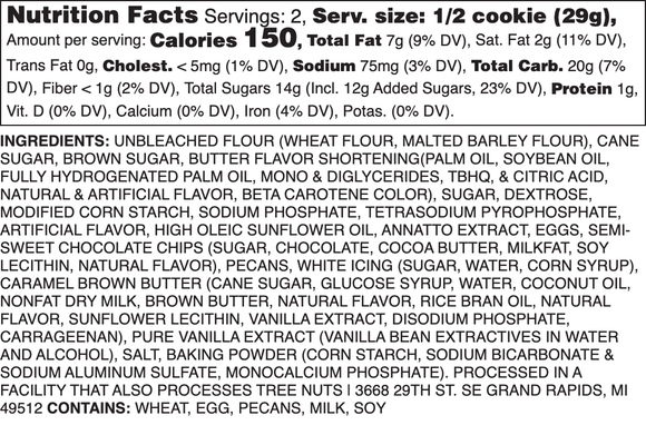 The Par 3 Nutrition label