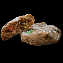 Lactation Cookie, Cookies N' Milk, made with brewer's yeast, flaxseed, oats, cinnamon, and of course, chocolate.