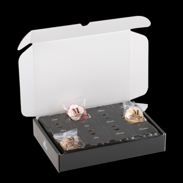 Count down any event, the holidays, Valentine's Day, anniversaries, birthday's or any occasion, with our 12 Days of Cookies! 