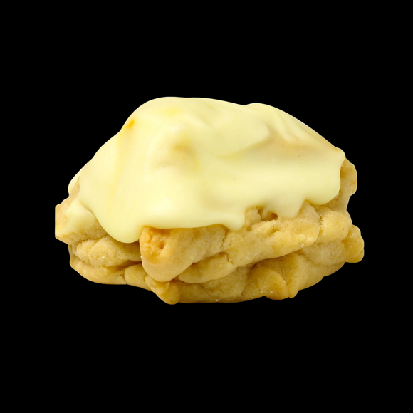 Our gourmet, handcrafted Iced Lemon cookie with lemony dough and a light lemony icing.