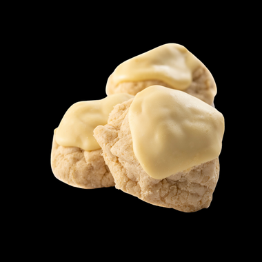 Our gourmet, handcrafted Gluten-Free Iced Lemon cookie.